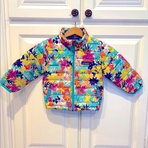 Patagonia Toddler Multicolor Floral Puffer Down Jacket